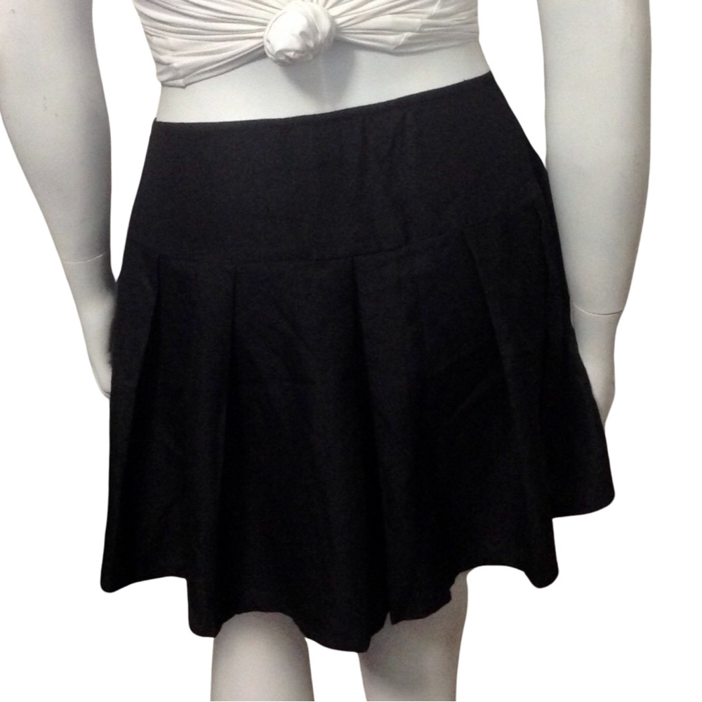 PUMPKIN BUTTON PLEATED SKIRT - Picture 4 of 7